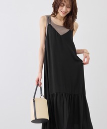 ROPE' PICNIC | 花柄ティアードダブルストラップキャミワンピース(ワンピース)