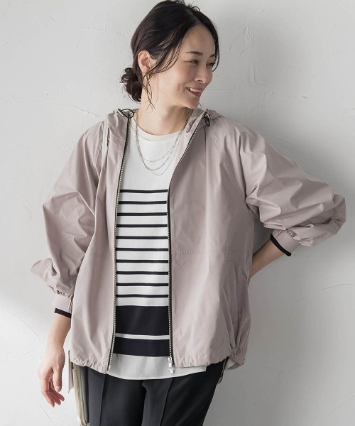 LAUTREAMONT（ロートレアモン）の「スミタフタマンパ≪洗える≫（マウンテンパーカー・レディース・ブラック/ベージュ/キャメル・9号/7号）」の2枚目の写真