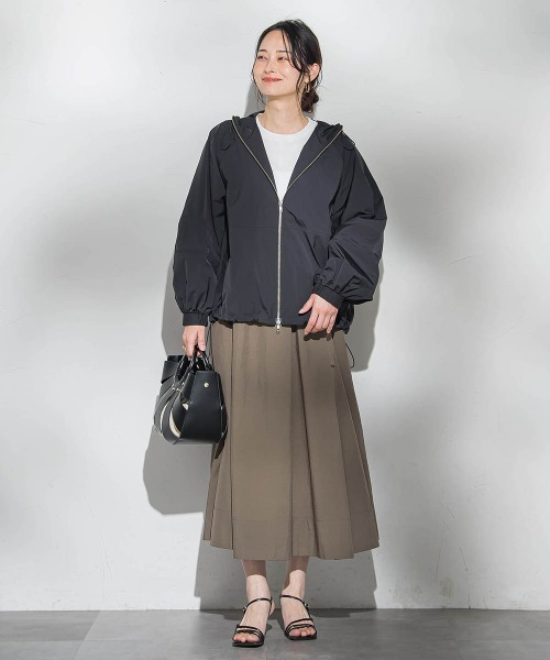 LAUTREAMONT（ロートレアモン）の「スミタフタマンパ≪洗える≫（マウンテンパーカー・レディース・ブラック/ベージュ/キャメル・9号/7号）」の19枚目の写真