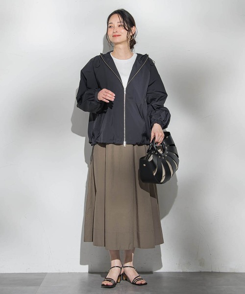 LAUTREAMONT（ロートレアモン）の「スミタフタマンパ≪洗える≫（マウンテンパーカー・レディース・ブラック/ベージュ/キャメル・9号/7号）」の21枚目の写真
