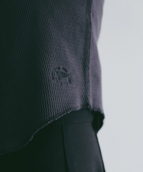 MANOF（マノフ）の「FAITH×MANOF THERMAL HENLY TANK（タンクトップ・レディース・オートミール/ピンク/チャコールグレー・F）」の9枚目の写真