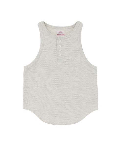 MANOF（マノフ）の「FAITH×MANOF THERMAL HENLY TANK（タンクトップ・レディース・オートミール/ピンク/チャコールグレー・F）」の18枚目の写真