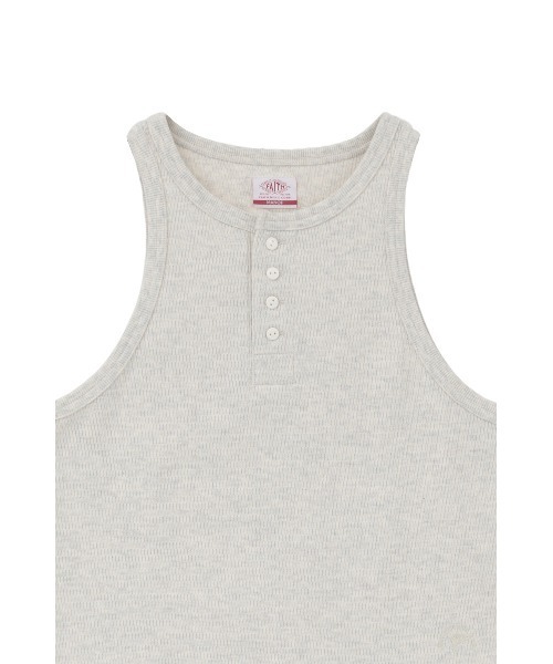 MANOF（マノフ）の「FAITH×MANOF THERMAL HENLY TANK（タンクトップ・レディース・オートミール/ピンク/チャコールグレー・F）」の20枚目の写真