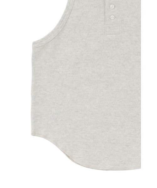 MANOF（マノフ）の「FAITH×MANOF THERMAL HENLY TANK（タンクトップ・レディース・オートミール/ピンク/チャコールグレー・F）」の21枚目の写真