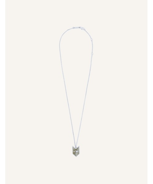 Maison Kitsuné A. Society コラボ シルバーネックレス MAISON KITSUNE x A. SOCIETY SILVER NECKLACE（ネックレス）｜Maison