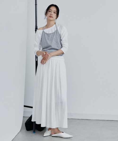 DRWCYS(ドロシーズ)の「2WAYクロスラップビスチェ(キャミソール・レディース・ブラック/グレー・FREE)」の22枚目の写真