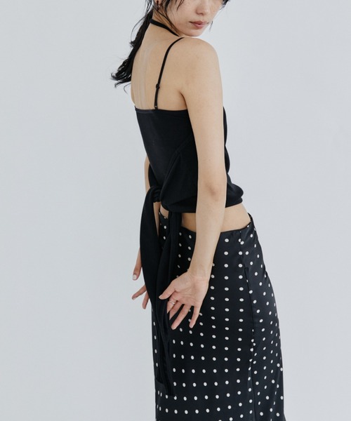 DRWCYS(ドロシーズ)の「2WAYクロスラップビスチェ(キャミソール・レディース・ブラック/グレー・FREE)」の11枚目の写真