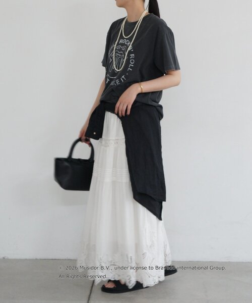 LOUNGEDRESS（ラウンジドレス）の「【GOOD ROCK SPEED】The Rolling StonesT（Tシャツ/カットソー・レディース・チャコールグレー・FREE）」の5枚目の写真