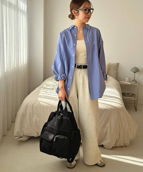 DISCOAT(ディスコート)の「ユーティリティーパフィーバックパック(バックパック/リュック・レディース・チャコールグレー/ブラック/ブラウン・FREE)」の6枚目の写真