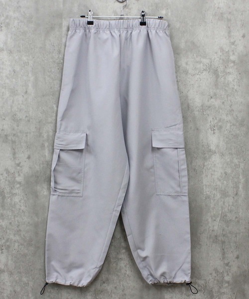 SHISKY（シスキー）の「ICE FABRIC 無地 バルーンカーゴパンツ（その他パンツ・メンズ・チャコール/ネイビー/ブラック/カーキ/グレー・M/XL/L）」の6枚目の写真