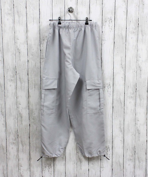 SHISKY（シスキー）の「ICE FABRIC 無地 バルーンカーゴパンツ（その他パンツ・メンズ・チャコール/ネイビー/ブラック/カーキ/グレー・M/XL/L）」の12枚目の写真