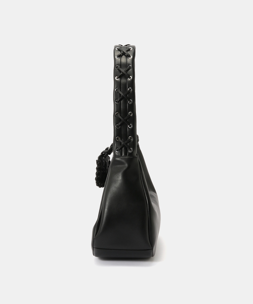 GANNI(ガニー)の「GANNI / ガニー Hobo Medium Laces(ハンドバッグ・レディース・ブラック・FREE)」の16枚目の写真