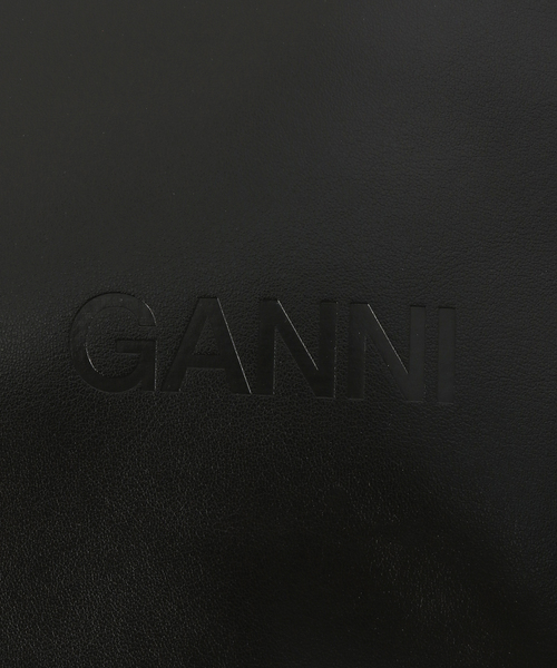 GANNI(ガニー)の「GANNI / ガニー Hobo Medium Laces(ハンドバッグ・レディース・ブラック・FREE)」の6枚目の写真