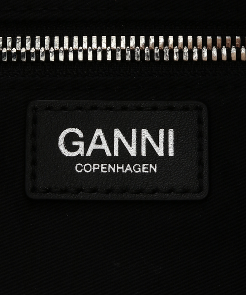 GANNI(ガニー)の「GANNI / ガニー Hobo Medium Laces(ハンドバッグ・レディース・ブラック・FREE)」の5枚目の写真