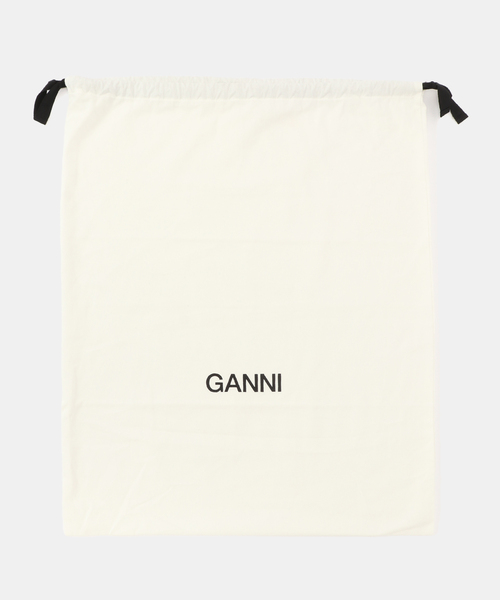 GANNI(ガニー)の「GANNI / ガニー Hobo Medium Laces(ハンドバッグ・レディース・ブラック・FREE)」の3枚目の写真