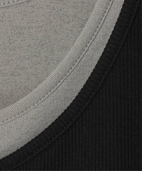 notch.(ノッチ)の「カップ付きレイヤードタンクトップ(タンクトップ・レディース・グレー/ブラック/ブラウン・M)」の12枚目の写真