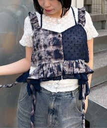 RUFFLE FRILL PATCH ビスチェ