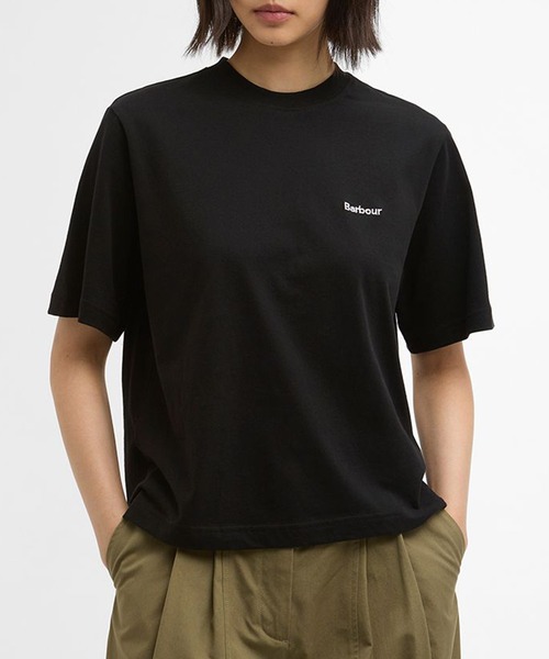 Barbour(バブアー)の「【Barbour】barbour marjorie t-shirt ITK(Tシャツ/カットソー・レディース・ホワイト/ブラック/グレー・M)」の4枚目の写真