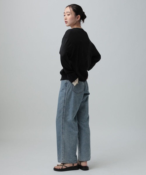 LEPSIM（レプシィム）の「14ゲージICEWEニットカーディガン　647496（カーディガン/ボレロ・レディース・ブラック/イエロー/オレンジ/アイボリー・FREE）」の16枚目の写真