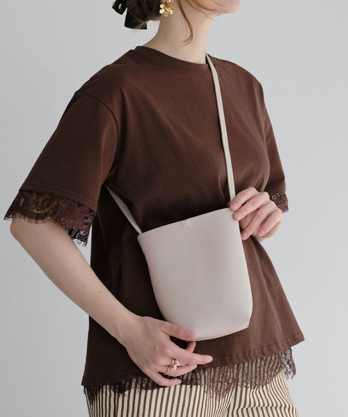ZAKKA-BOX(ザッカボックス)の「ミニショルダーバッグ(ショルダーバッグ・レディース・キャメル/イエロー系その他/ライトベージュ・FREE)」の1枚目の写真
