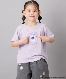 a.v.v（アーヴェヴェ）の「[110-140]【数量限定】[シナモロール&クロミ]スパンコールTシャツ（Tシャツ/カットソー）」