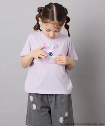 a.v.v（アーヴェヴェ）の「[110-140]【数量限定】[シナモロール&クロミ]スパンコールTシャツ（Tシャツ/カットソー）」