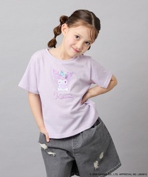 a.v.v（アーヴェヴェ）の「[110-140]【数量限定】[シナモロール&クロミ]スパンコールTシャツ（Tシャツ/カットソー）」