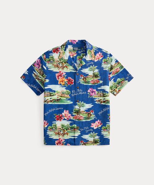 POLO RALPH LAUREN(ポロ ラルフ ローレン)の「クラシック フィット トロピカル キャンプ シャツ(シャツ/ブラウス・メンズ・マルチ・L/M/S/XL)」の8枚目の写真