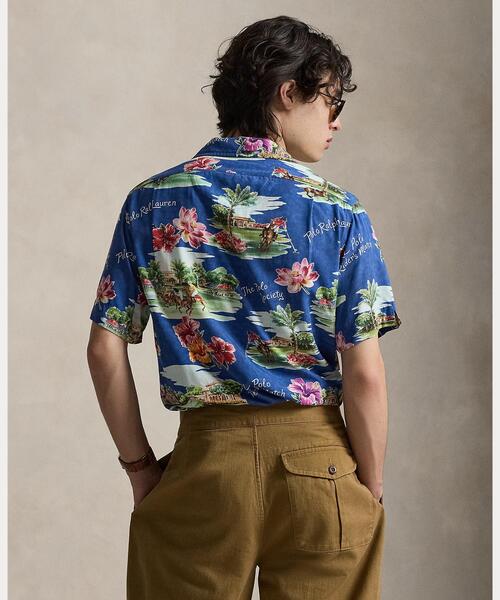 POLO RALPH LAUREN(ポロ ラルフ ローレン)の「クラシック フィット トロピカル キャンプ シャツ(シャツ/ブラウス・メンズ・マルチ・L/M/S/XL)」の6枚目の写真