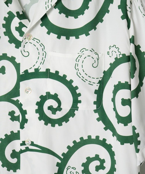 NIPOALOHA（ニポアロハ）の「【NIPOALOHA】SHORT SLEEVE ALOHA SHIRT（シャツ/ブラウス・メンズ・ホワイト・XXL/XL/L）」の4枚目の写真