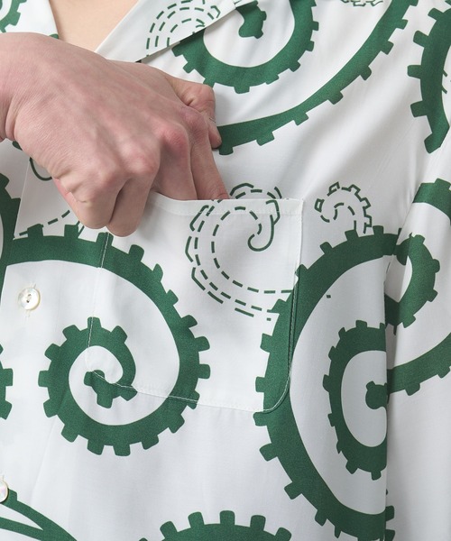 NIPOALOHA（ニポアロハ）の「【NIPOALOHA】SHORT SLEEVE ALOHA SHIRT（シャツ/ブラウス・メンズ・ホワイト・XXL/XL/L）」の10枚目の写真