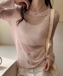 シアールーズロングTシャツ/冷房対策 UVカット