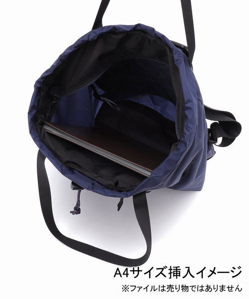 JOURNAL STANDARD relume(ジャーナルスタンダード レリューム)の「《WEB限定追加2》別注【CARIBOU MOUNTAINEERING】ライトパックトート(バックパック/リュック・レディース・ブラック・FREE)」の21枚目の写真