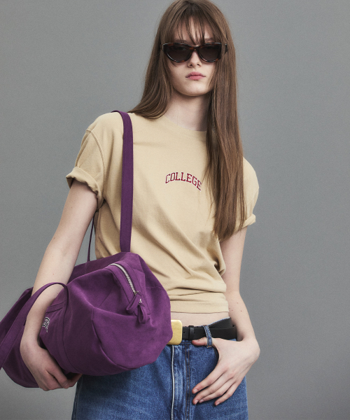 NOHANT(ノアン)の「COLLEGE LOGO T-SHIRT BEIGE(Tシャツ/カットソー・メンズ・Beige・LARGE/MEDIUM/SMALL/X-SMALL)」の8枚目の写真