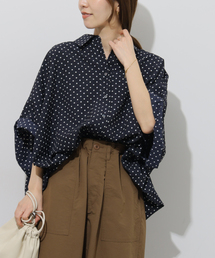 PROVOKE （プロヴォーク）の「【PROVOKE/プロヴォーク】 ショートスリーブドットバルーンシャツ（シャツ/ブラウス）」