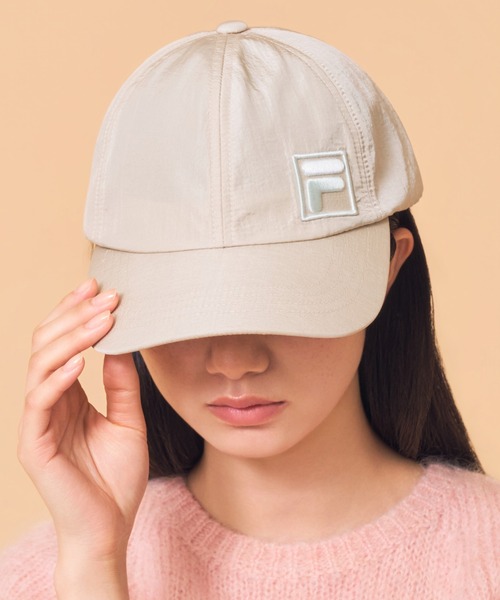 Casselini（キャセリーニ）の「Casselini(キャセリーニ)FILAリボンキャップ（キャップ・レディース・ブラック/ブルー/ベージュ・FREE）」の7枚目の写真