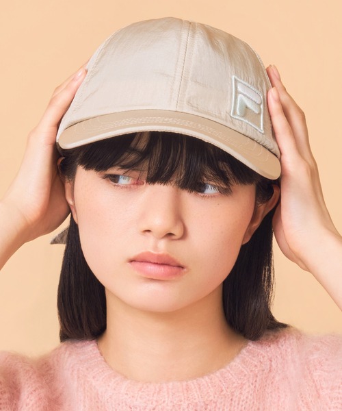 Casselini（キャセリーニ）の「Casselini(キャセリーニ)FILAリボンキャップ（キャップ・レディース・ブラック/ブルー/ベージュ・FREE）」の8枚目の写真