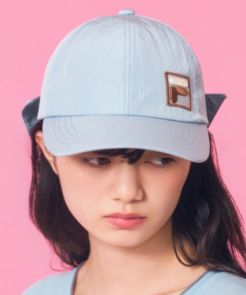 Casselini（キャセリーニ）の「Casselini(キャセリーニ)FILAリボンキャップ（キャップ・レディース・ブラック/ブルー/ベージュ・FREE）」の11枚目の写真