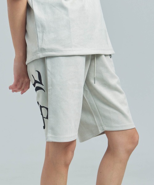 GALLIS ADDICTION(ガリスアディクション)の「GA Suede 刺繍 Shorts(その他パンツ・メンズ・ブラック/アイボリー/ブラック系2・L/M)」の6枚目の写真