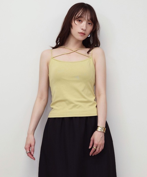 NOAHL（ノアル）の「【NOAHL】2wayカップ付きインナーキャミソール（キャミソール・レディース・ベージュ系/ブラック/オフホワイト・L/M/S）」の3枚目の写真