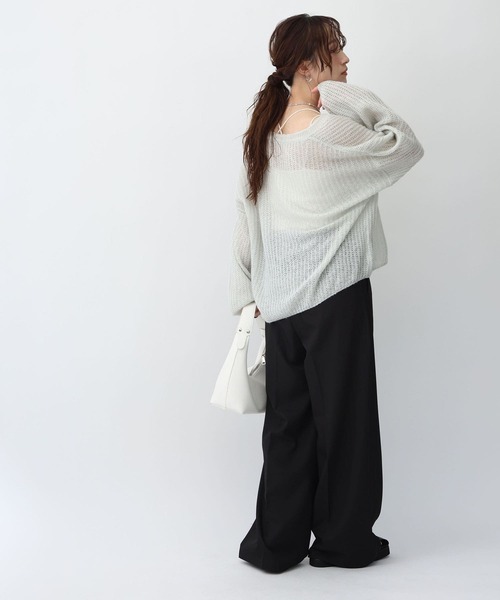 NOAHL（ノアル）の「【NOAHL】2wayカップ付きインナーキャミソール（キャミソール・レディース・ベージュ系/ブラック/オフホワイト・L/M/S）」の20枚目の写真