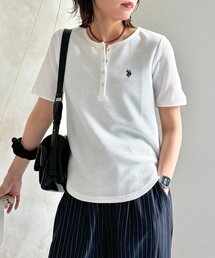 【U.S. POLO ASSN.】ワッフルヘンリーT