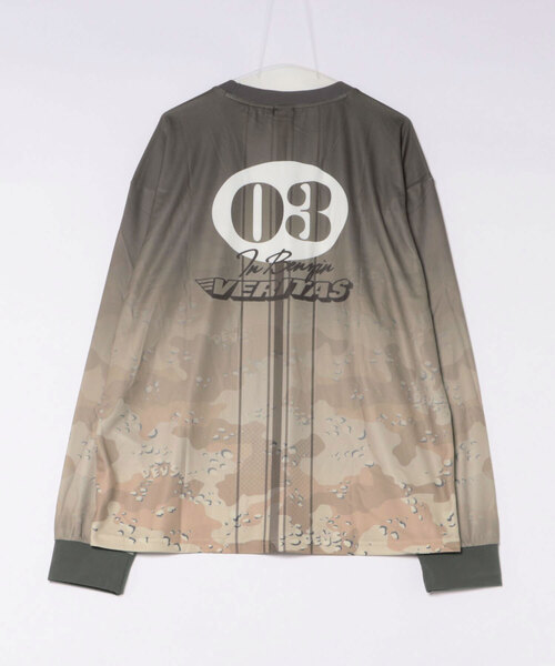 DEUS EX MACHINA(デウスエクスマキナ)の「CIRCUIT MOTO LS JERSEY(Tシャツ/カットソー・メンズ・カモフラージュ/ブラック・M/L)」の3枚目の写真