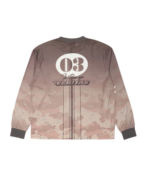 DEUS EX MACHINA(デウスエクスマキナ)の「CIRCUIT MOTO LS JERSEY 長袖モトクロスジャージTシャツ メッシュ素材(Tシャツ/カットソー・メンズ・カモフラージュ/ブラック・M/L)」の8枚目の写真