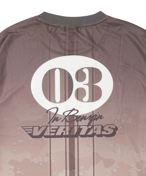 DEUS EX MACHINA(デウスエクスマキナ)の「CIRCUIT MOTO LS JERSEY 長袖モトクロスジャージTシャツ メッシュ素材(Tシャツ/カットソー・メンズ・カモフラージュ/ブラック・M/L)」の10枚目の写真