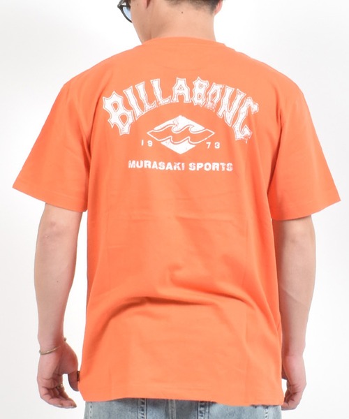 ムラサキスポーツ（ムラサキスポーツ）の「【ムラサキスポーツ限定】MURASAKI ムラサキ × BILLABONG ビラボン コラボレーション 半袖 Tシャツ BG01AU43（Tシャツ/カットソー・メンズ・オレンジ/ホワイト/ブラック・M/L/XL）」の3枚目の写真