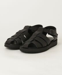 Jalan Sriwijaya 99031 CALF BLACK VIBRAM SOLE / グルカサンダル