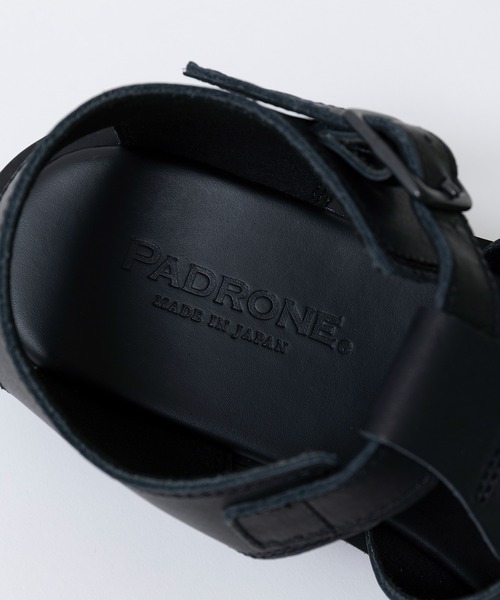 PADRONE（パドローネ）の「【PADRONE】GURRKHA SANDALS with Vibram TK2308-3210-26A（サンダル・メンズ・ブラック・42/41/40）」の6枚目の写真