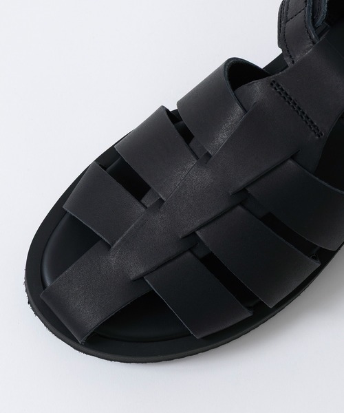 PADRONE（パドローネ）の「【PADRONE】GURRKHA SANDALS with Vibram TK2308-3210-26A（サンダル・メンズ・ブラック・42/41/40）」の5枚目の写真