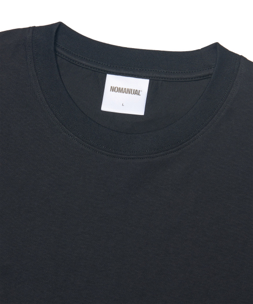 NOMANUAL(NOMANUAL)の「NM PLAIN CROP T-SHIRT - BLACK(Tシャツ/カットソー・レディース・その他・SMALL/MEDIUM/LARGE/X-LARGE)」の4枚目の写真